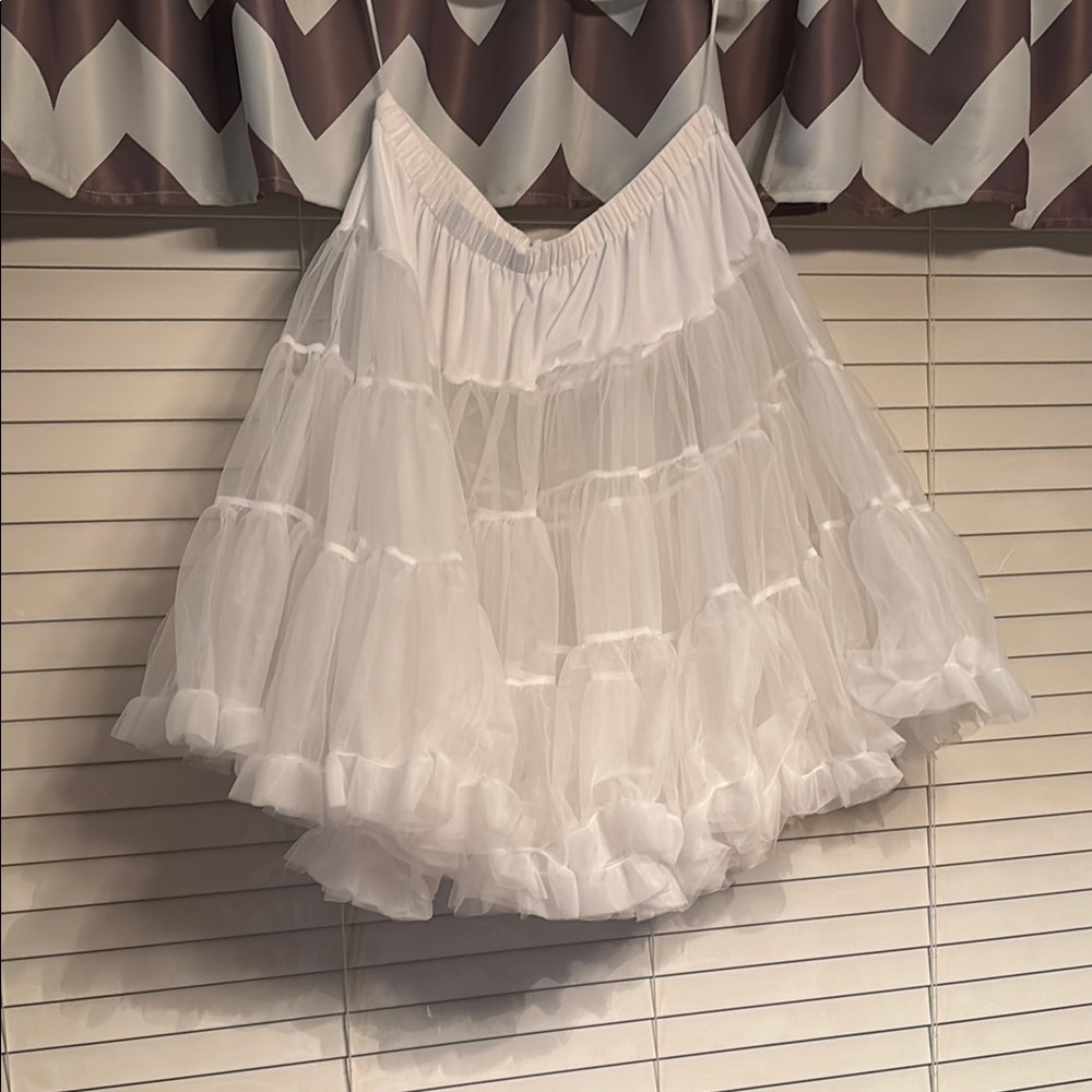 Elegant White Petticoat